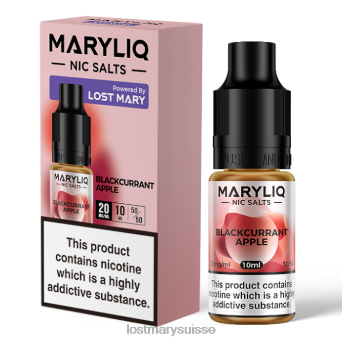 cassis Lost Mary Vape | Sels de Nic Lost Mary Maryliq - 10 ml D046R221