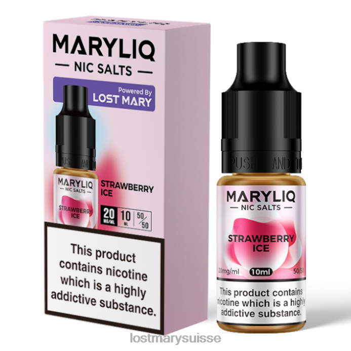 fraise Lost Mary Vape Flavors | Sels de Nic Lost Mary Maryliq - 10 ml D046R225