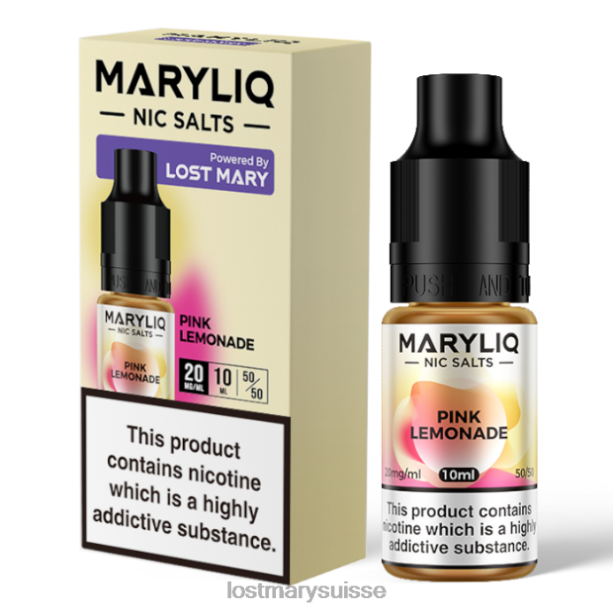rose Lost Mary Vape Flavors | Sels de Nic Lost Mary Maryliq - 10 ml D046R215