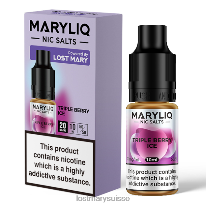 tripler Lost Mary Vape Sale | Sels de Nic Lost Mary Maryliq - 10 ml D046R217