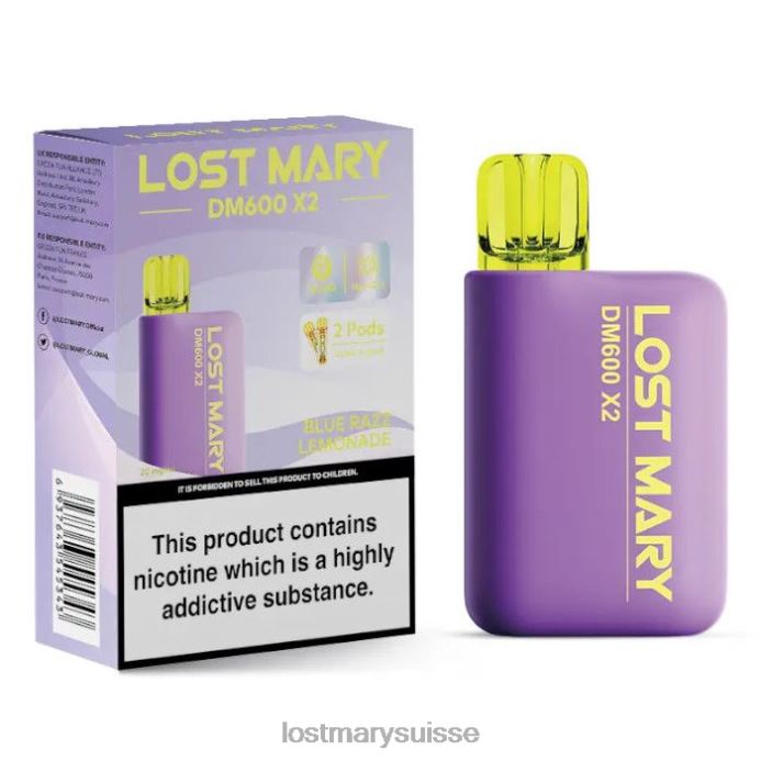 limonade bleue Lost Mary Online | perdu mary dm600 x2 vape jetable D046R188